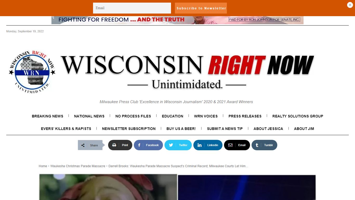 Darrell Brooks Criminal Record: - Wisconsin Right Now