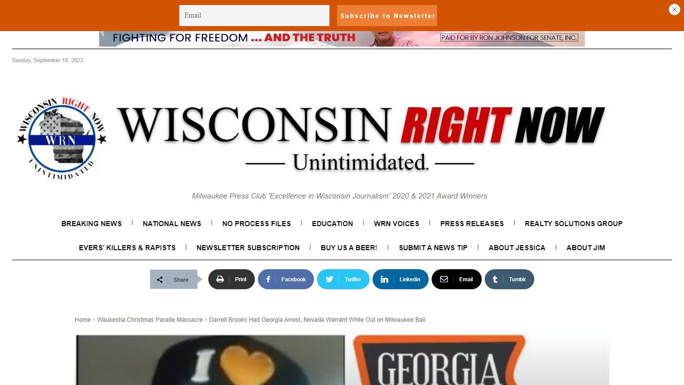 Darrell Brooks Criminal Record: - Wisconsin Right Now