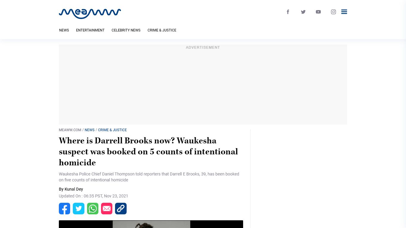 Where is Darrell Brooks now? Waukesha suspect was booked on 5 ... - MEAWW